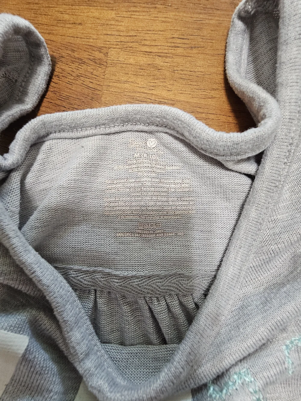 Girls Light Gray 'Let Me Sleep' Tank Top
